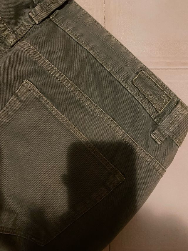 jeans uomo verde