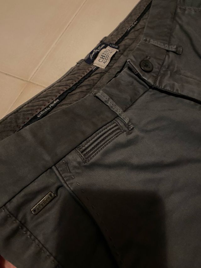 pantalone uomo grigio