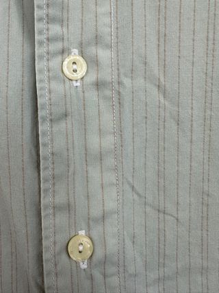 VINTAGE camisa verde a rayas LEVIS talla L 