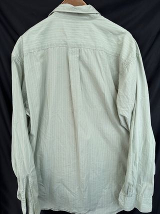 VINTAGE camisa verde a rayas LEVIS talla L 
