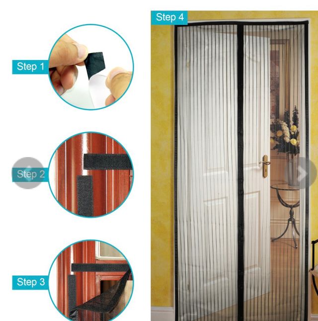 Zanzariera Apalus con Magneti per Porte, 140x240CM