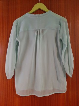 Blusa azul Pull&Bear 