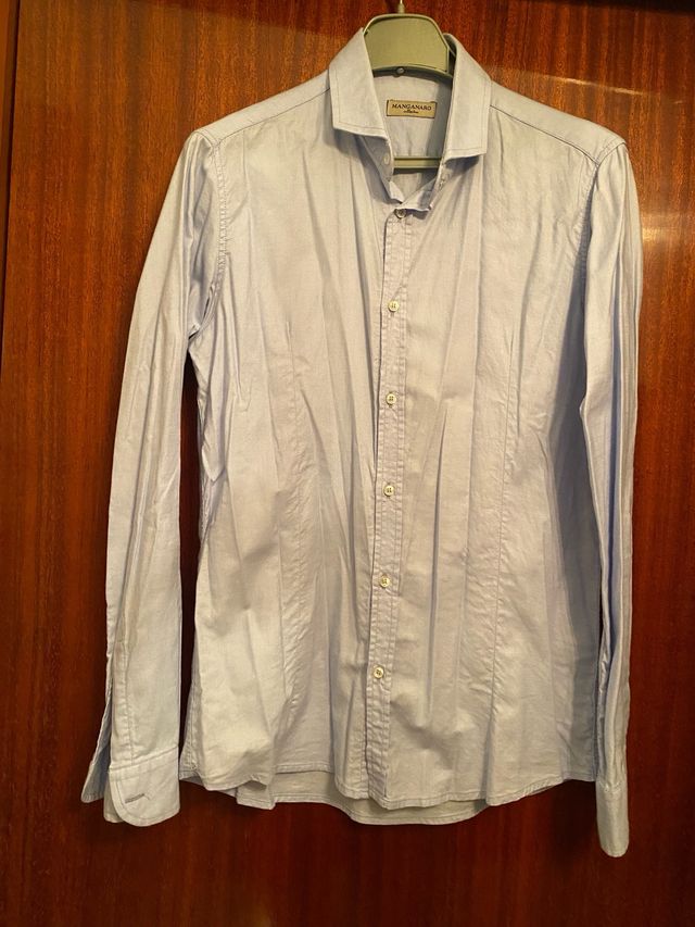 camicia turchese uomo