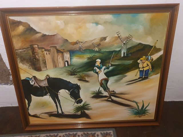 Vendo cuadro del primer alumno de Dalí