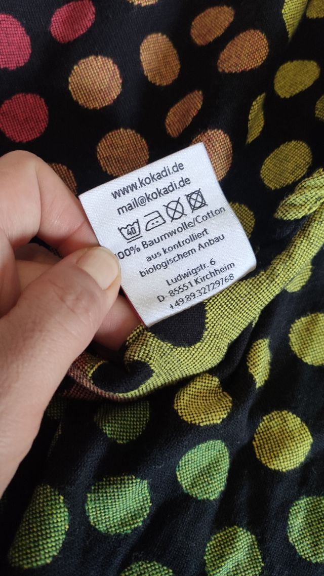 Bandolera Portabebes con Arandelas Kokadi