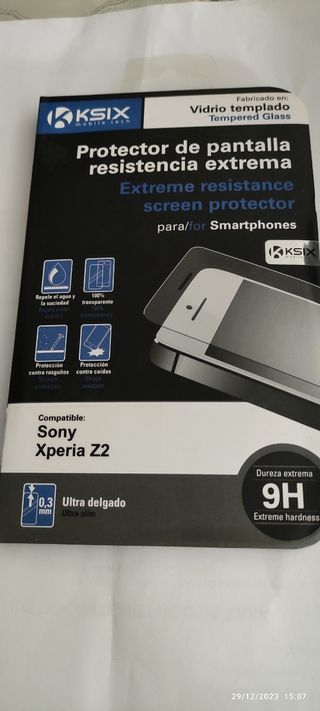 Protector cristal móvil Sony Z2