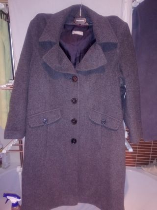 Abrigo mujer gris