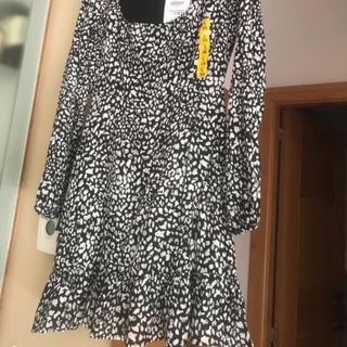 vestido lencero verde y negro sin estrenar talla S