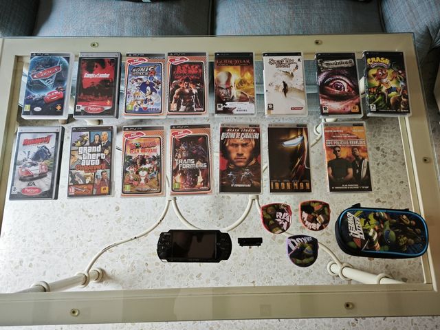 Psp slim lite con juegos y peliculas