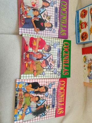 Lote libros pequeños chef más regalo
