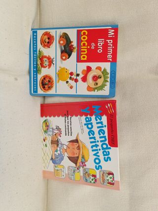 Lote libros pequeños chef más regalo