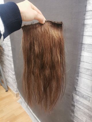 Extensiones castaño oscuro