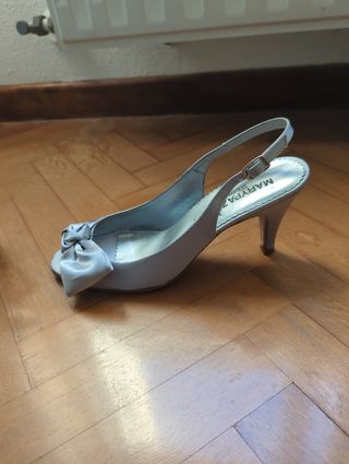 Sandalias plateadas 🩶