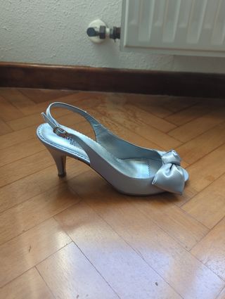 Sandalias plateadas 🩶