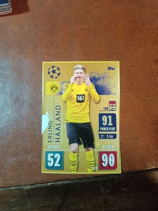 Cromo haaland Limited edition Topps DIFICIL