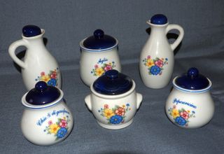 Contenitori spezie in ceramica