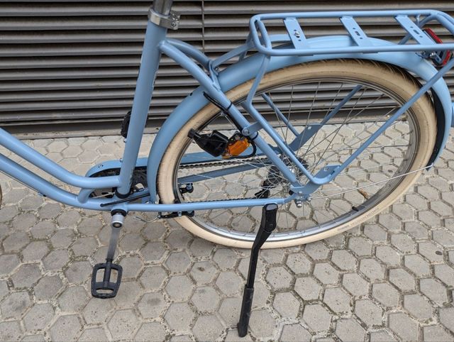 Bicicleta urbana clásica Elops 520 cuadro bajo 28