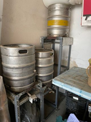 Equipo elaboración cerveza (50l) con barriles