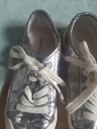 Tenis niña Zara.Talla 34