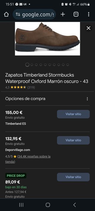 Zapatos timberland EU42
