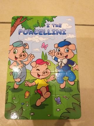 Puzzle 3 porcellini 