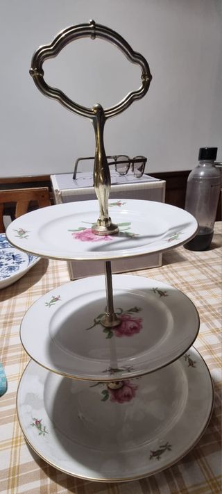 Alzata porcellana Furstenberg antica