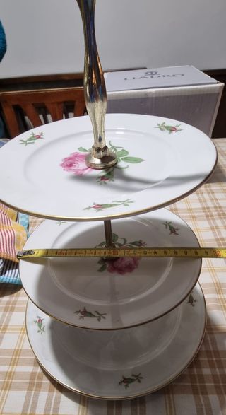 Alzata porcellana Furstenberg antica