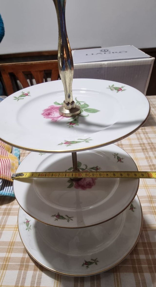 Alzata porcellana Furstenberg antica