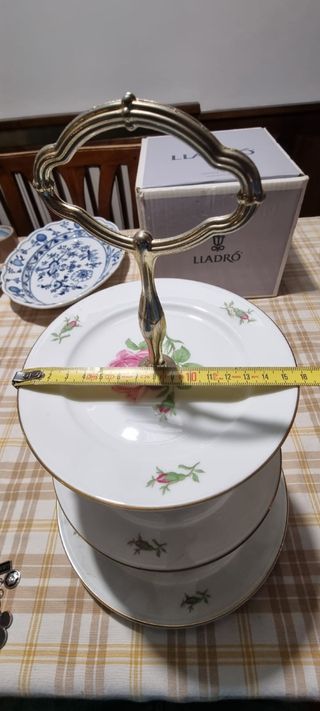 Alzata porcellana Furstenberg antica