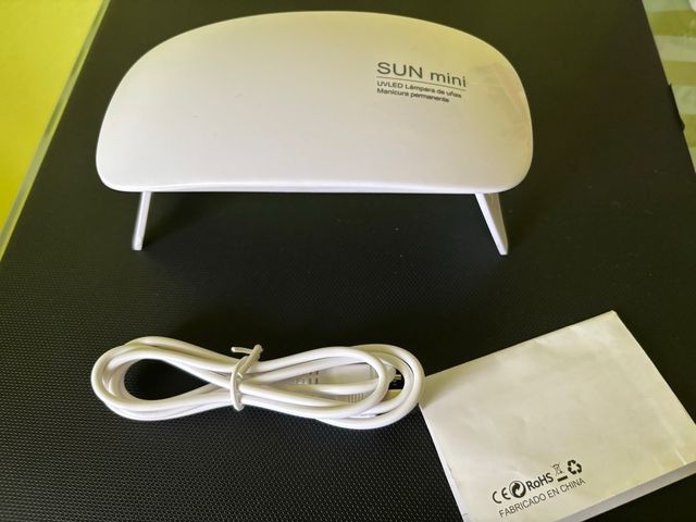 mini lampara led uñas