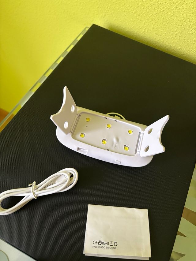 mini lampara led uñas