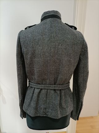 Chaqueta Gris Mujer Zara