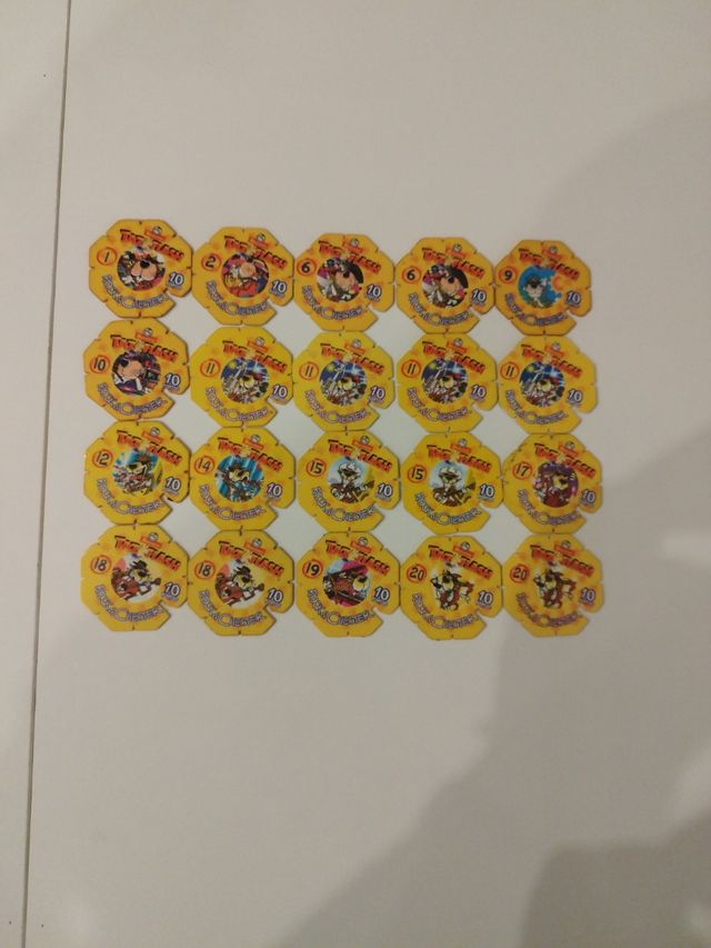 Tazos Flash Rock & Chester Matutano