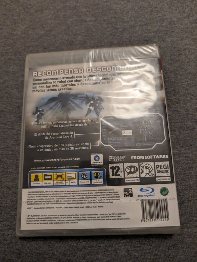 Armored Core 4: For Answer PS3 non aperto