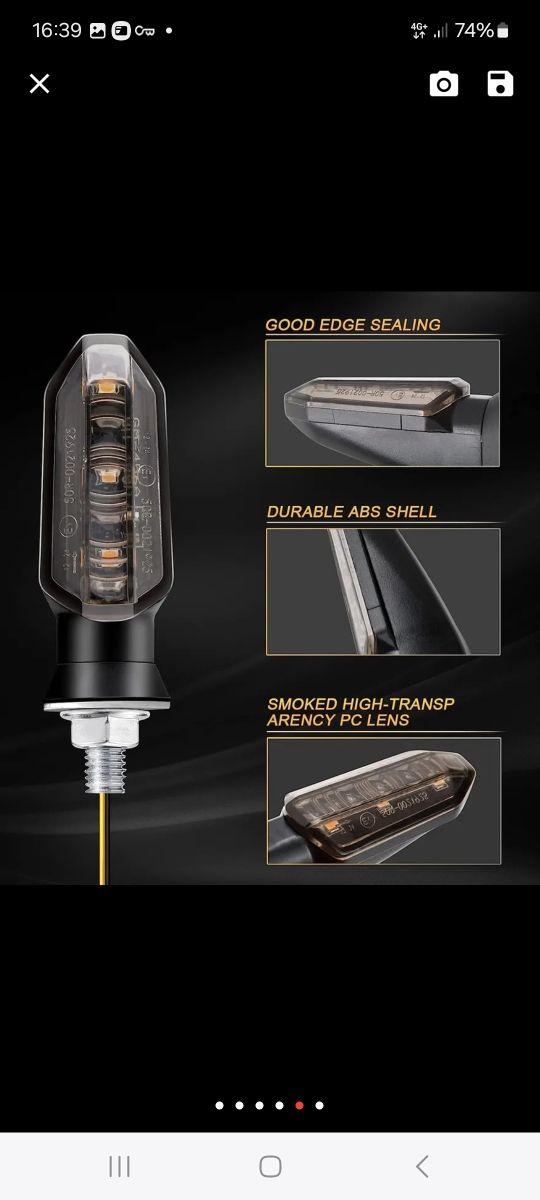 Intermitentes led HOMOLOGADOS