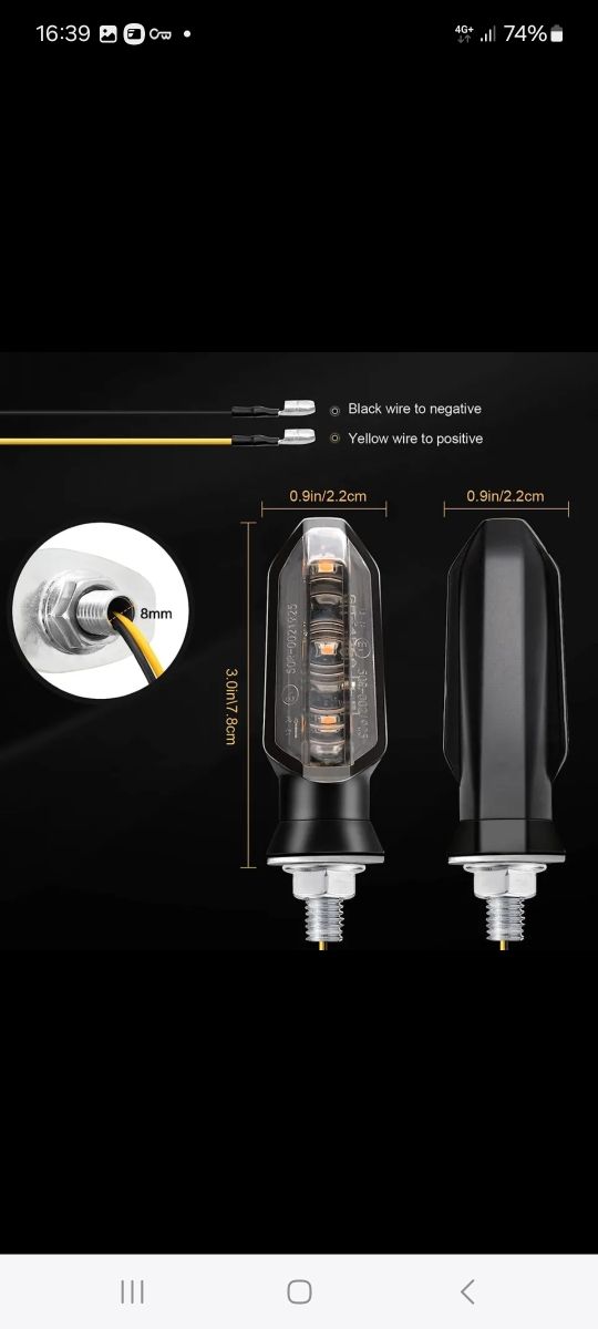 Intermitentes led HOMOLOGADOS