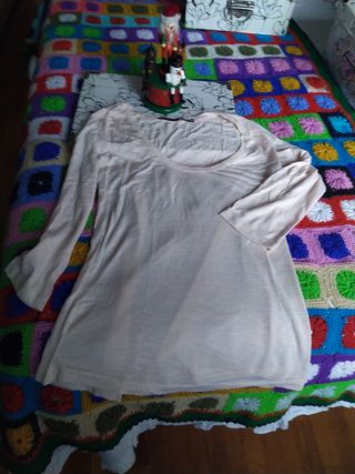 Camiseta manga larga Straudivarius, XL