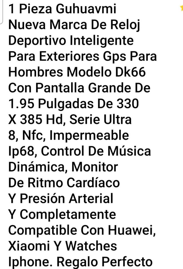 ¡NUEVO! SMART WATCH
