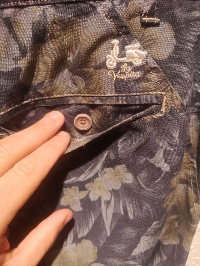 Bermudas estampado de flores