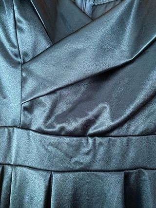 vestido fiesta verde/azul