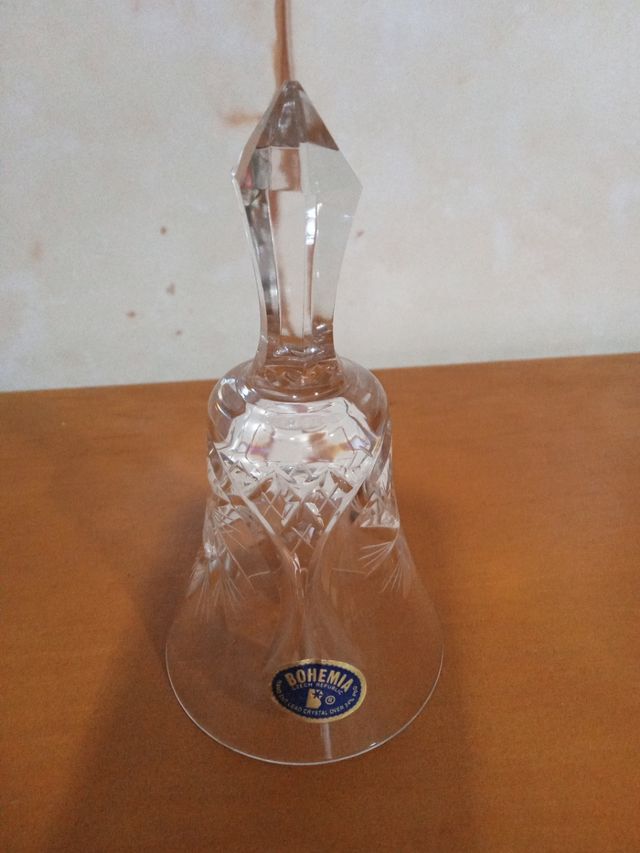Campana Apaga velas. Cristal de bohemia
