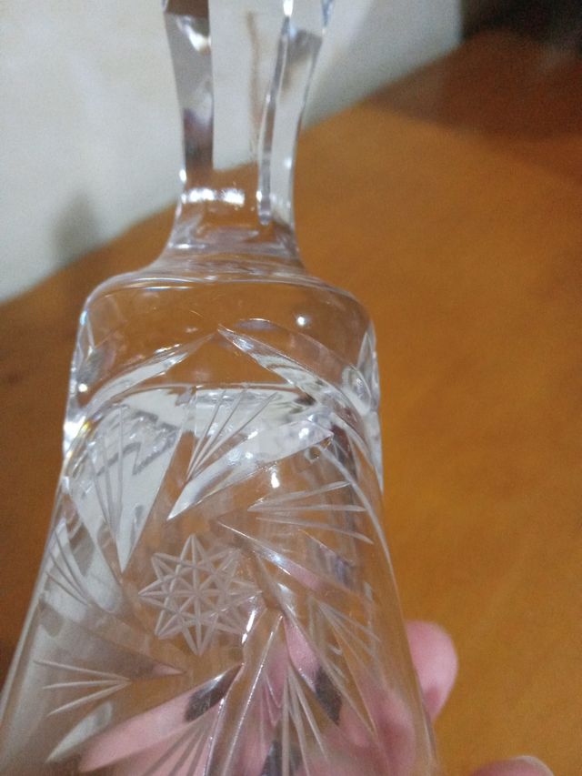 Campana Apaga velas. Cristal de bohemia