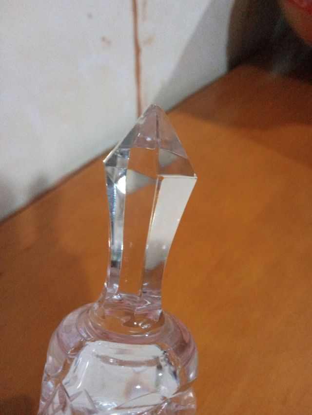 Campana Apaga velas. Cristal de bohemia