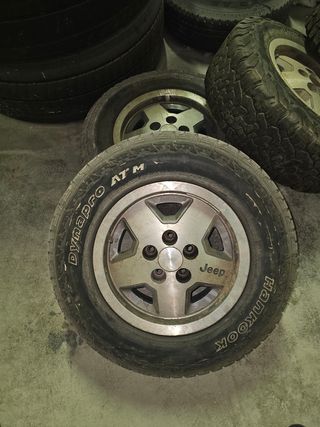 Llantas y neumaticos jeep xj 