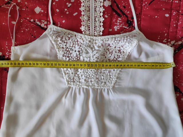 Camisa blanca bordado