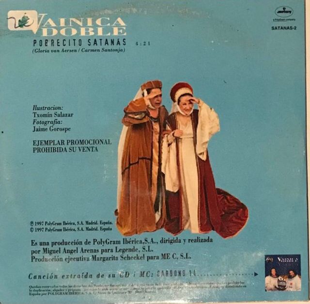 CD Single Vainica Doble Pobrecito Satanás