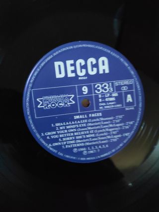 Vinilo historia de la musica rock