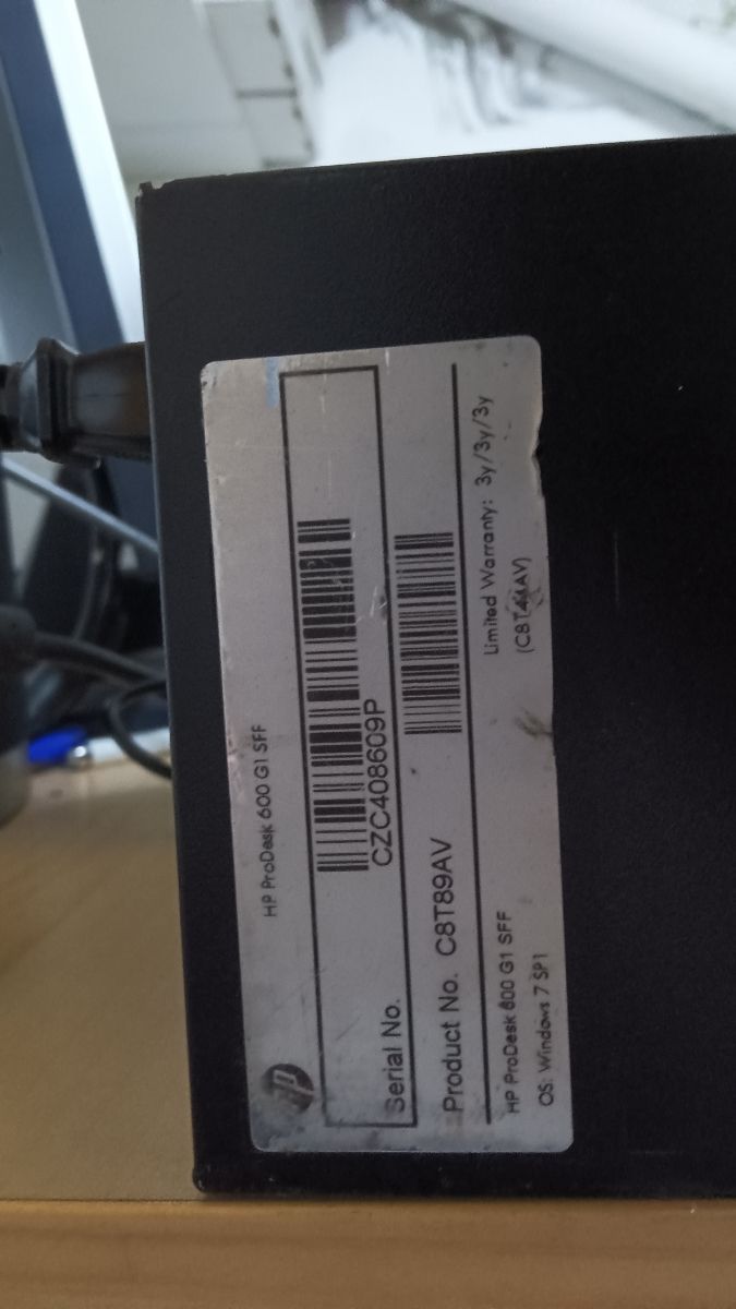 Ordenador PC HP i5 8GB RAM 500GB WIN10 afbeelding 4