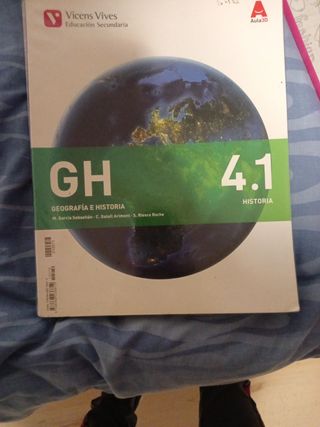 Libros de geografía, lengua, inglés...