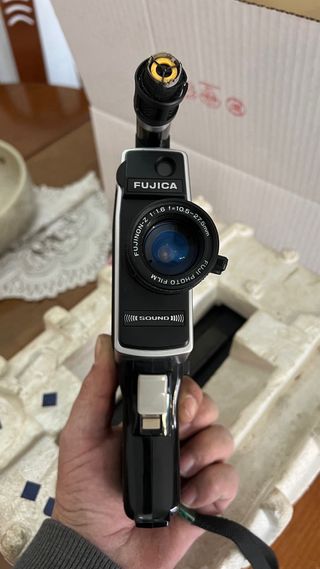 Super 8 y maquina de filmar